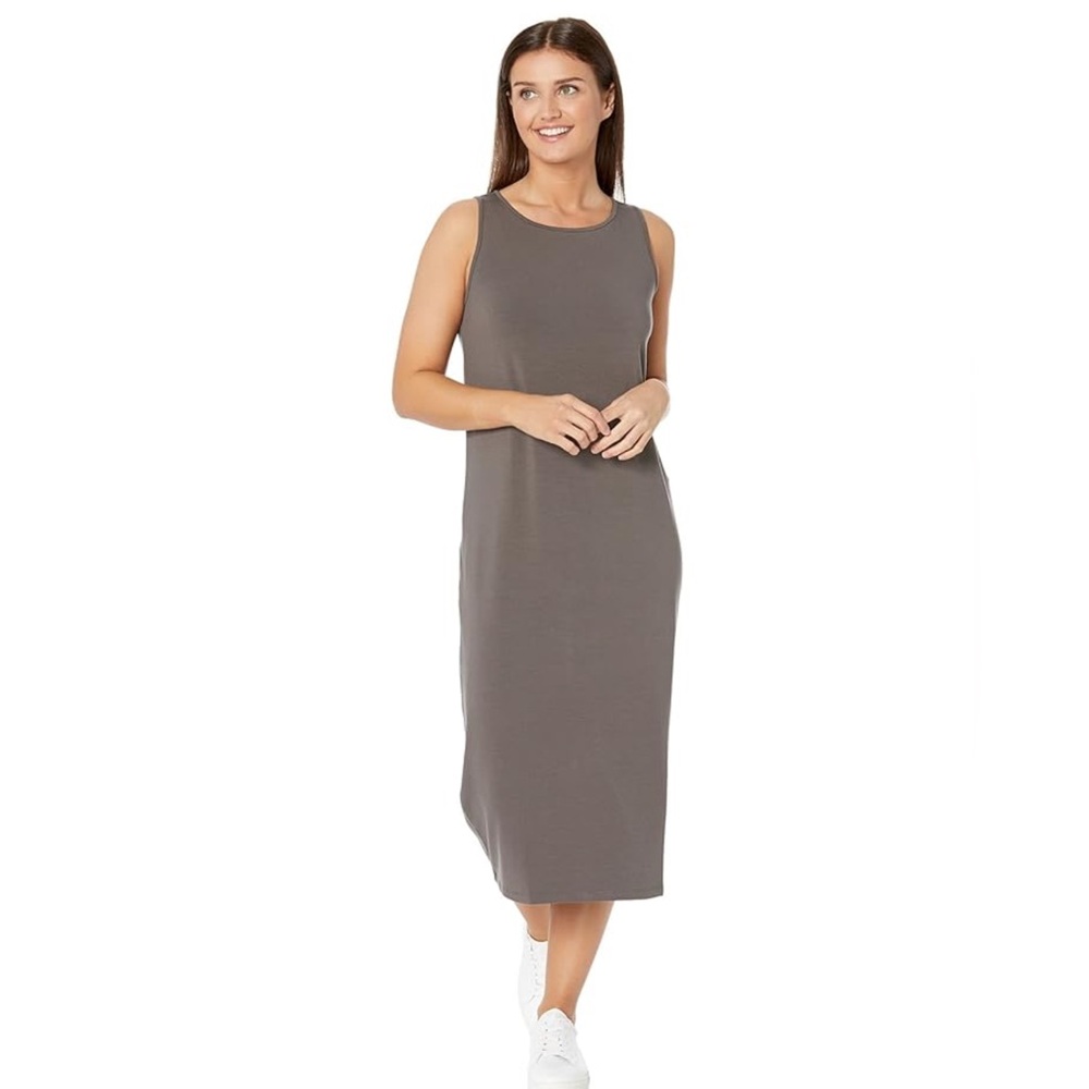 Eileen Fisher System Stretch Slim Fitted Dress